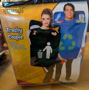 Spirit Trashy Couple Costume - Black and Blue